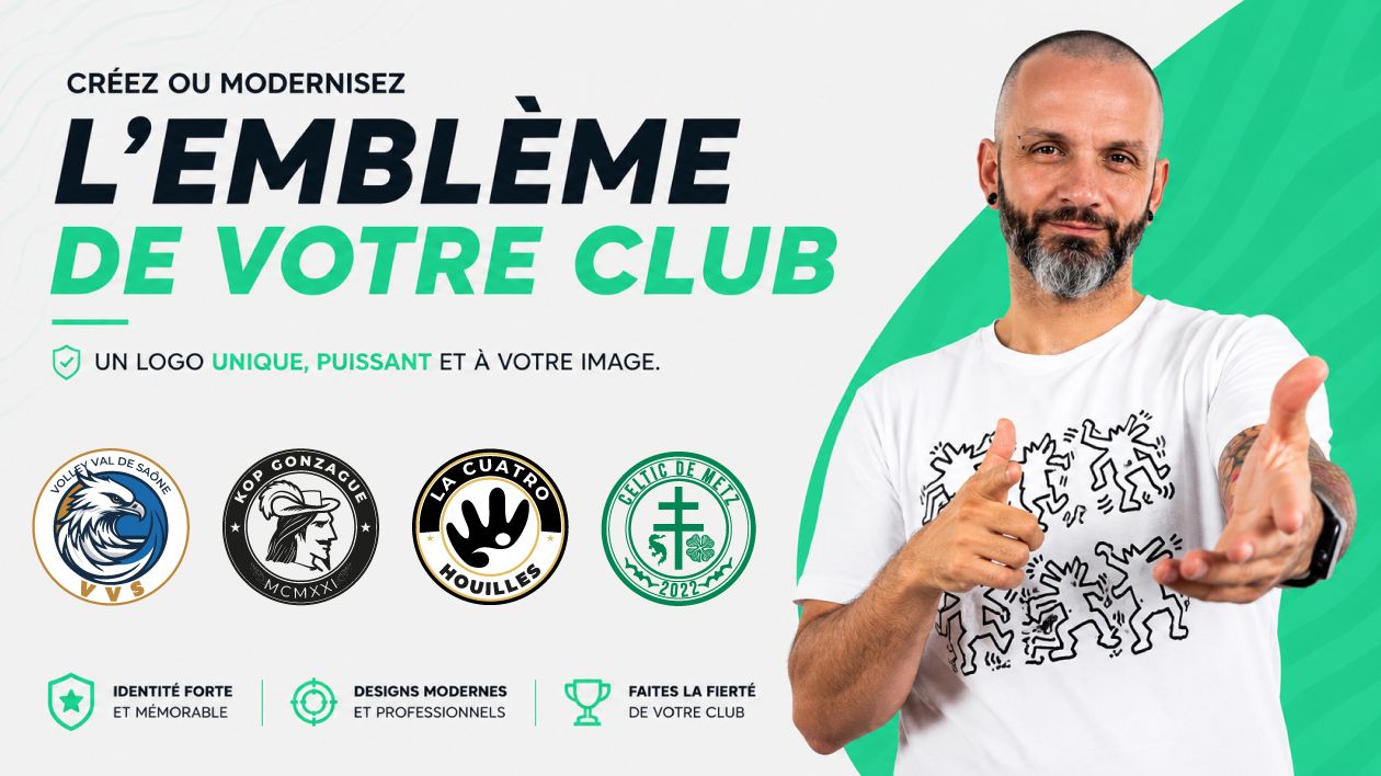 Création ou modernisation d'emblème de club