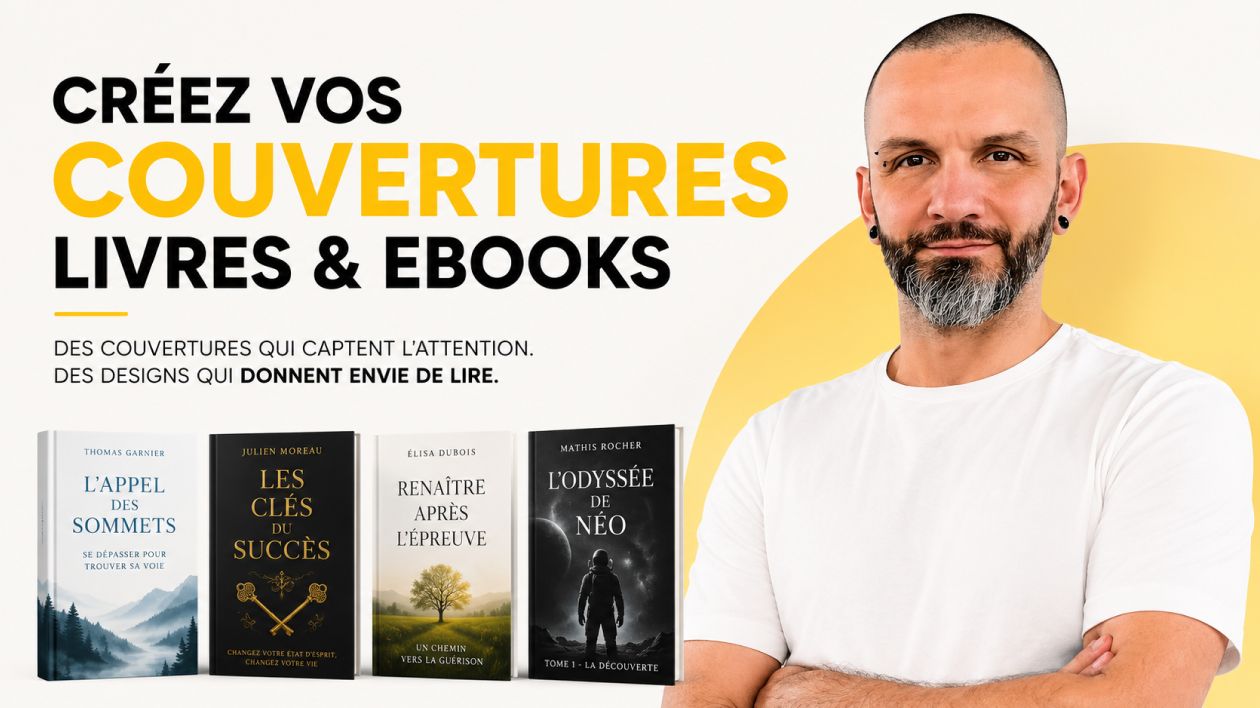 Création de couvertures de livres et ebooks