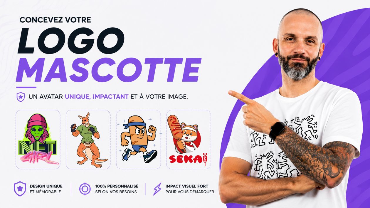 Création de mascotte ou avatar unique