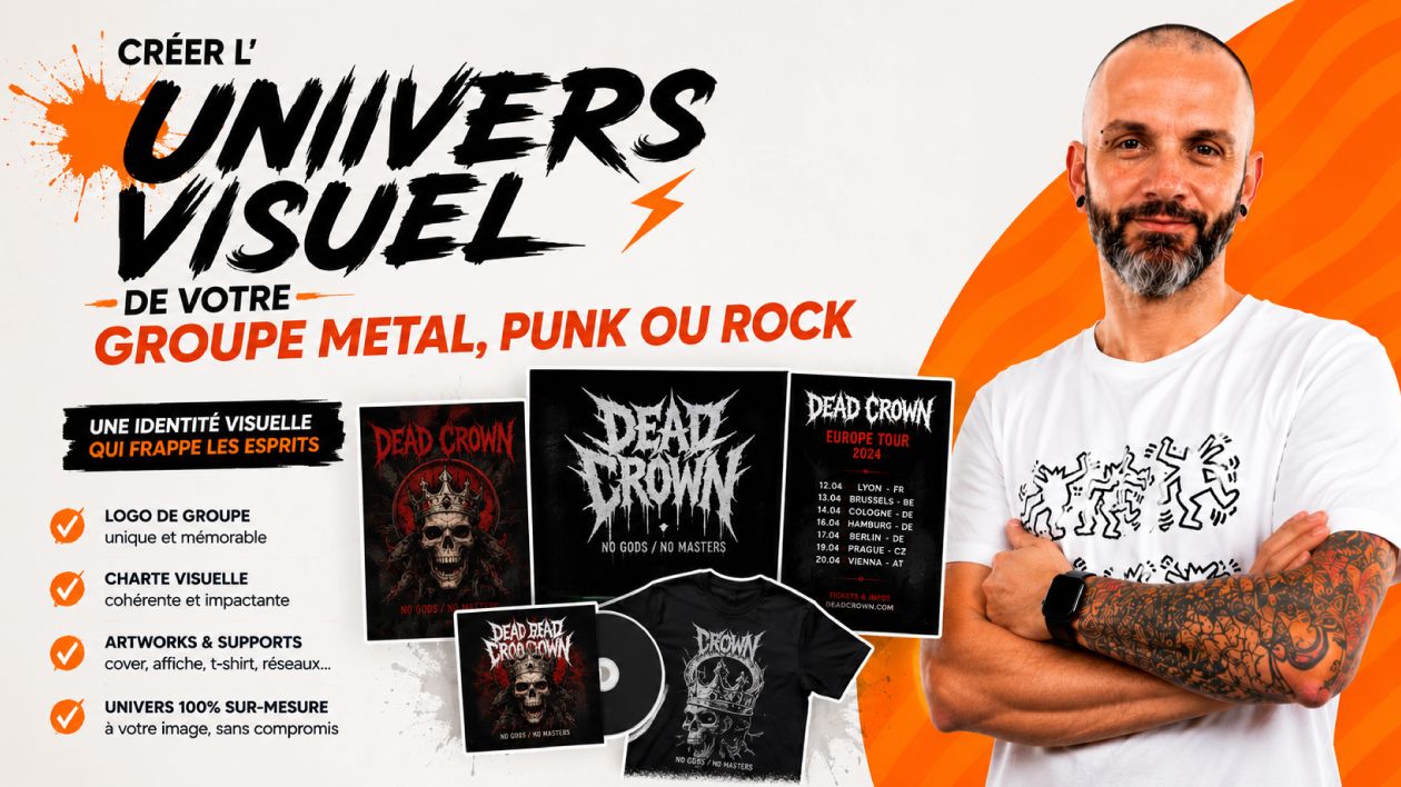 Création d'univers visuel metal, punk ou rock