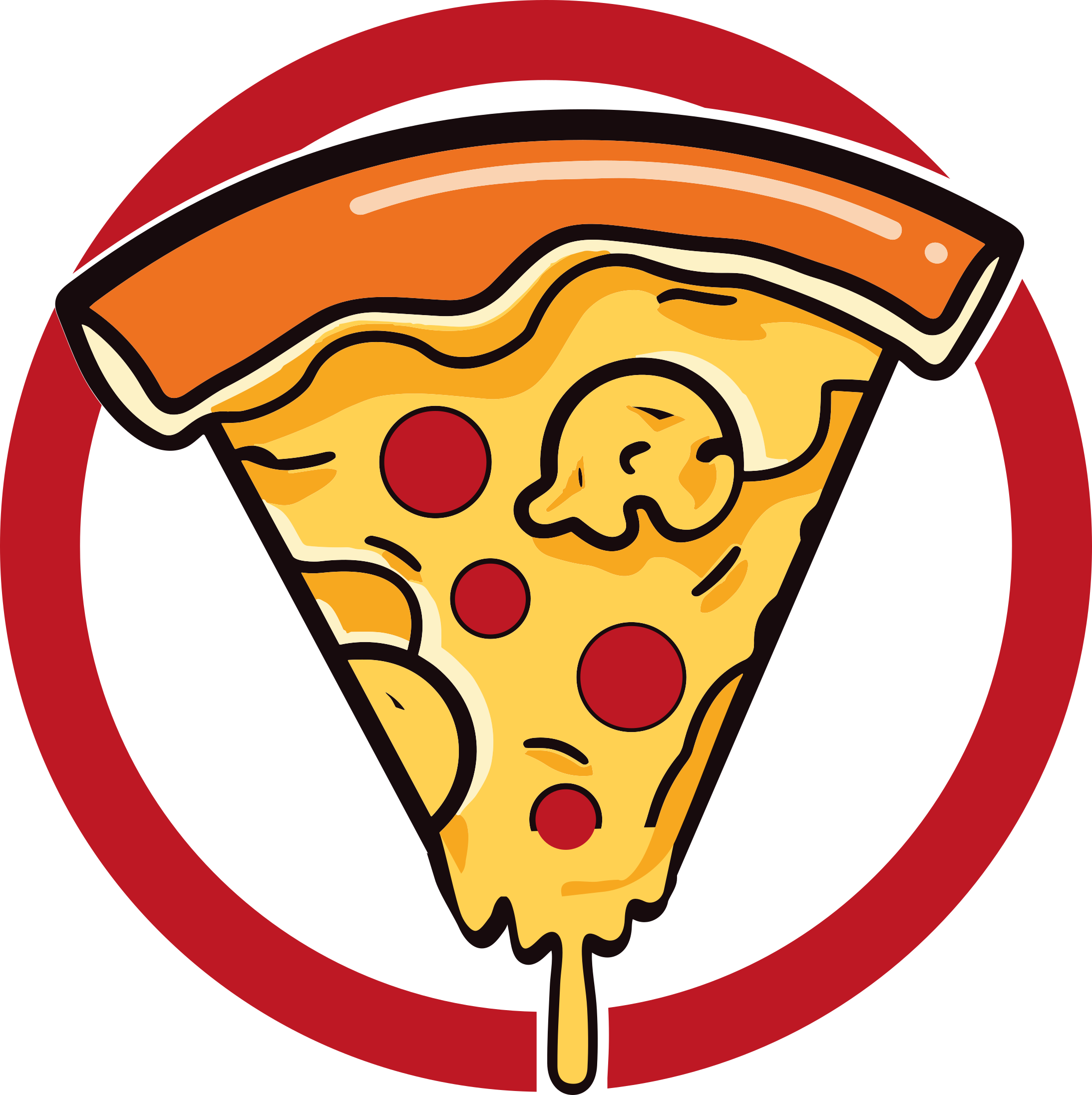 Logo pas cher pizza, pour une pizzeria ou un restaurant italien