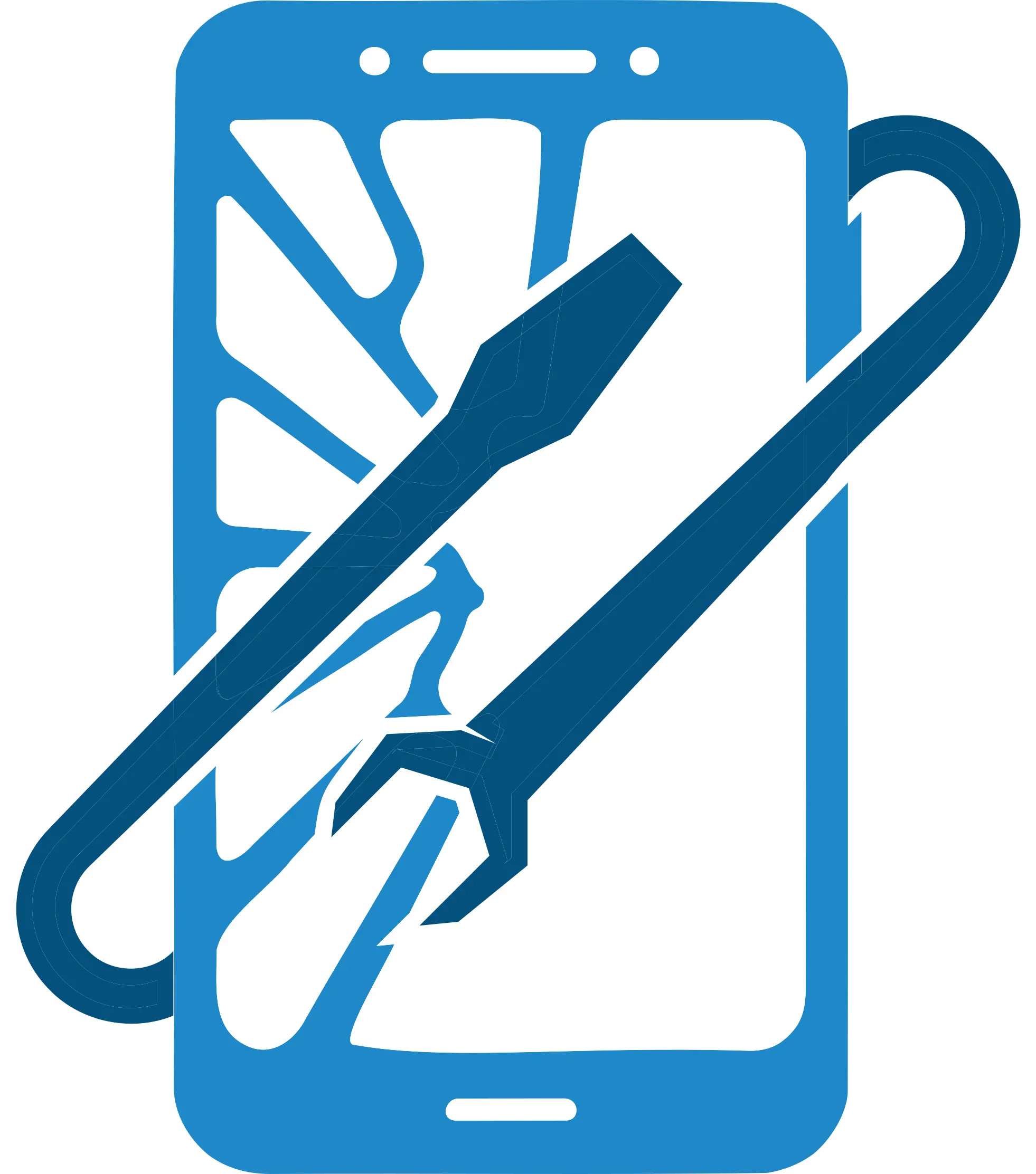 Logo pas cher réparation de téléphone, pour un réparateur de smartphones