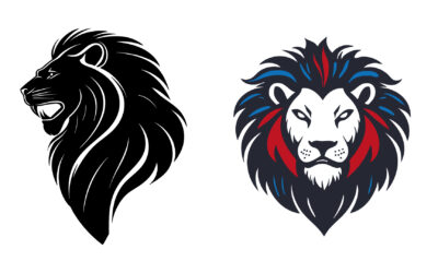 Téléchargez gratuitement 2 logos de lion originaux 🦁🎨