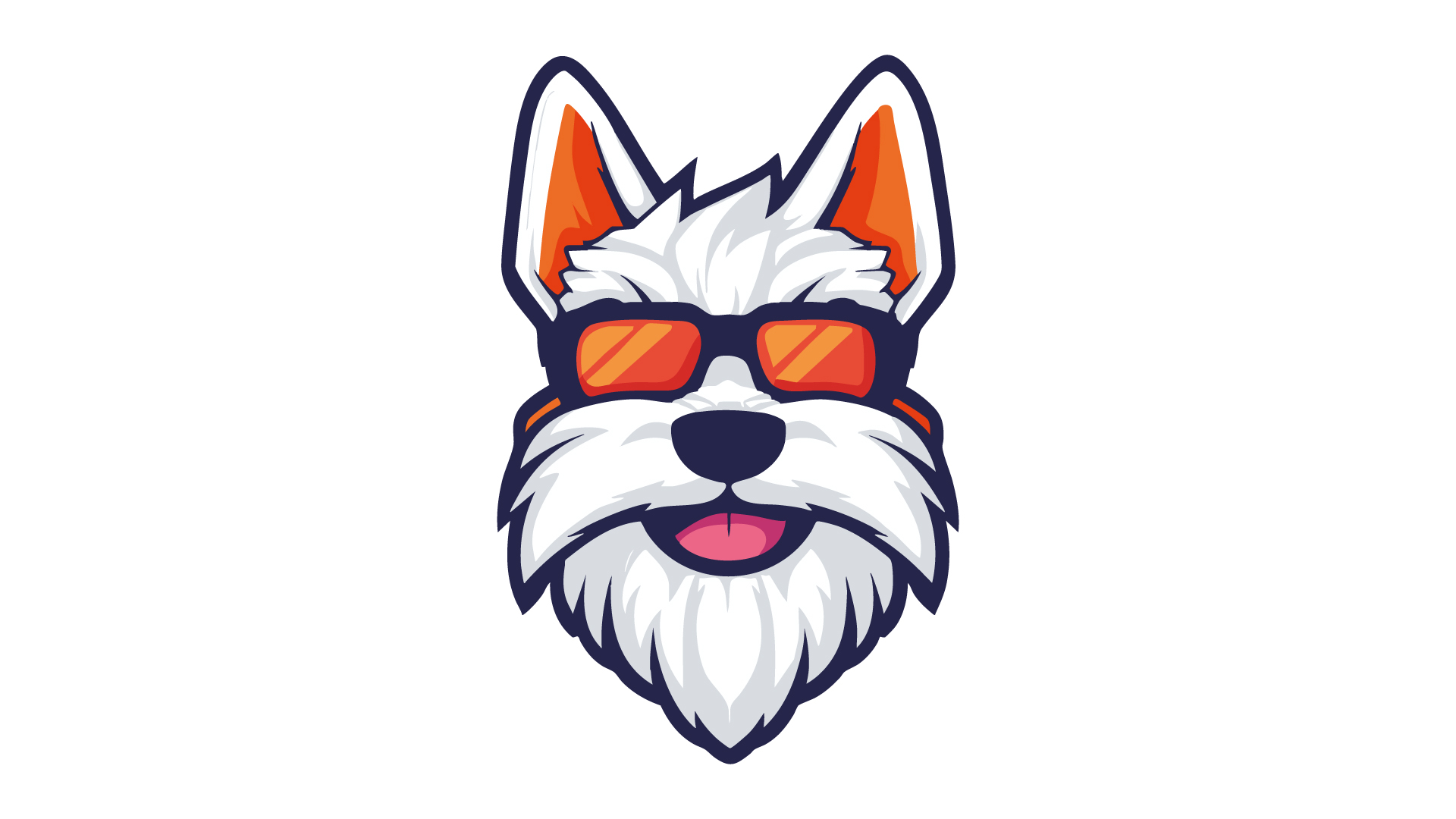 Logo gratuit, chien cool logo gratuit, Adobe Illustrator, création de logo professionnel ComeUp, logo pas cher, logo premium, mascotte, logotype, logo sur mesure, logo vector, vectorisation, création de logo, logo professionnel, mow-logo, ComeUp, ComeUp logo