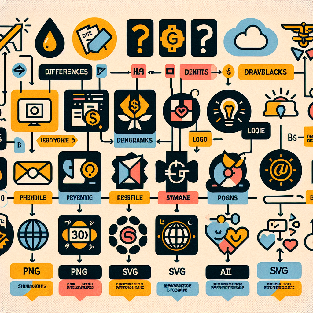 Le format idéal pour votre logo : PNG, SVG, AI… ?