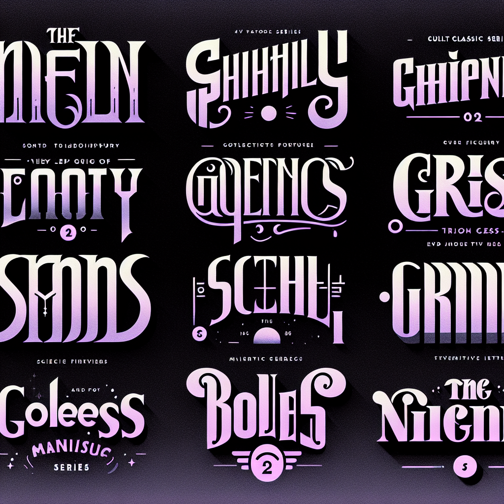 Les polices d’écriture inspirées des séries cultes